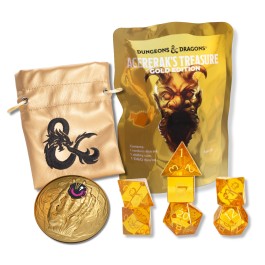 Acererak's Treasure Pack Dice Set PDQ 2024, Gold Edition