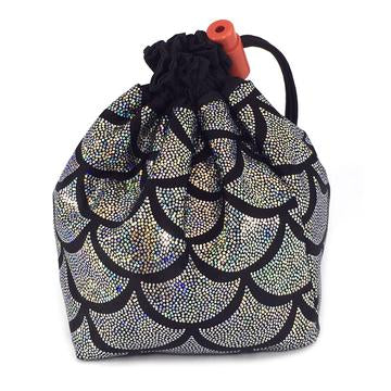 Mermaid Dice Bag - Silver Mermaid