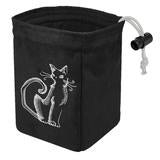 Glow in the Dark Dice Bags - Spooky Cat