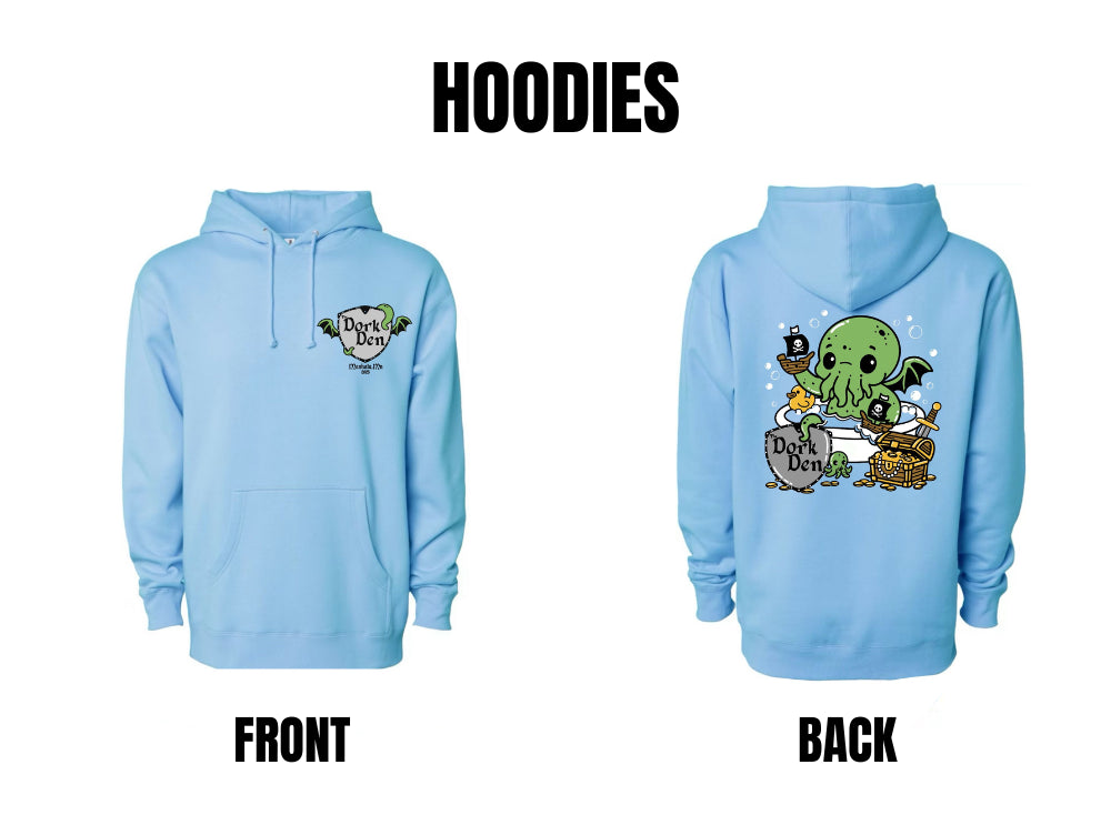 Dork Den 2025 Cute Cthulhu Hoodie