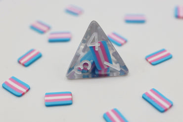 Pride Flag RPG Dice - Transgender Flag