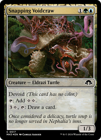 Snapping Voidcraw (Ripple Foil) [Modern Horizons 3]
