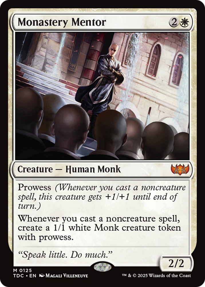 Monastery Mentor [Tarkir: Dragonstorm Commander]