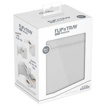 Deck Case: Flip´n´Tray 133+ Standard Size Monocolor- White