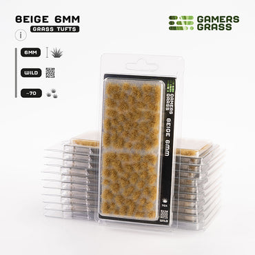 Gamers Grass Tufts: Tufts- Beige 6mm- Wild