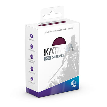 Card Sleeves: Katana Sleeves Standard Size- Radiant Plum (100)