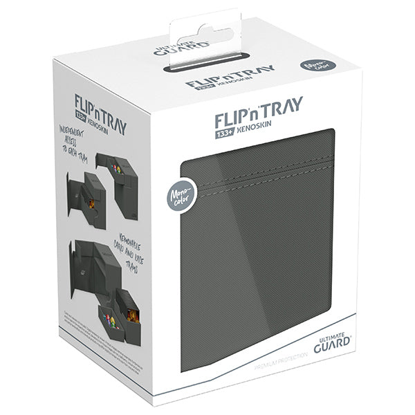 Deck Case: Flip´n´Tray 133+ Standard Size Monocolor- Grey