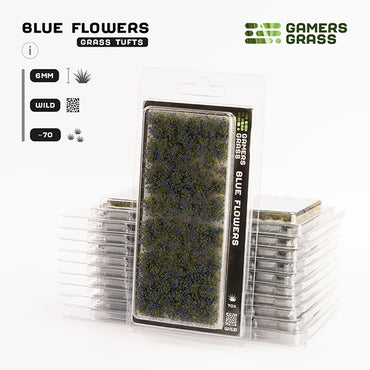 Gamers Grass Tufts: Tufts- Blue Flowers- Wild