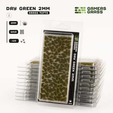 Gamers Grass Tufts: Tufts- Dry Green 2mm- Wild