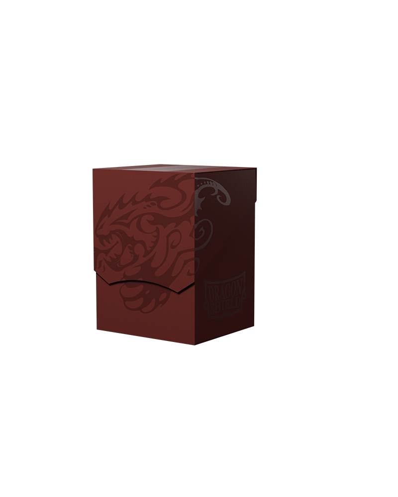 Dragon Shield: Deck Shell Revised - Blood Red/ Black