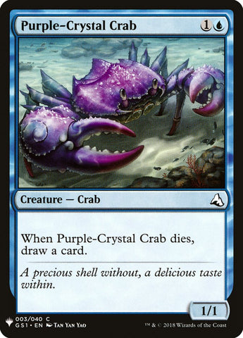 Purple-Crystal Crab [Mystery Booster]