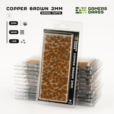 Gamers Grass Tufts: Tufts- Copper Brown 2mm- Wild