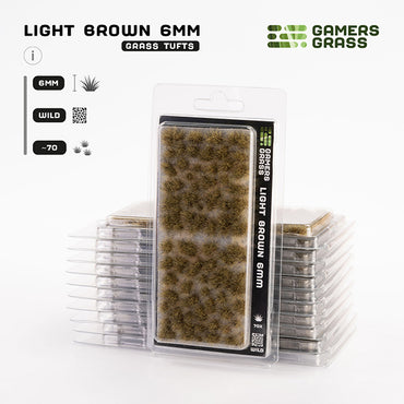 Gamers Grass Tufts: Tufts- Light Brown 6mm- Wild