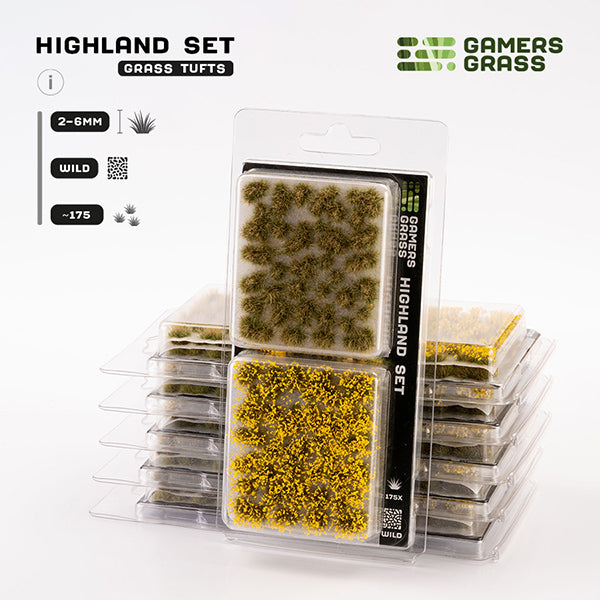 Gamers Grass Tufts: Tuft Sets- Highland Tuft Set- Wild