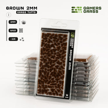 Gamers Grass Tufts: Tufts- Brown 2mm- Wild
