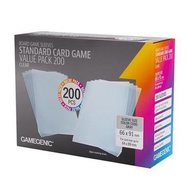 Prime Sleeves Standard Card Game-Size Value Pack 200