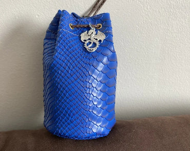 Dragonhide Dice Bags - Blue