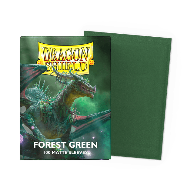 Dragon Shield Sleeves: Standard-  Forest Green (100 ct.)
