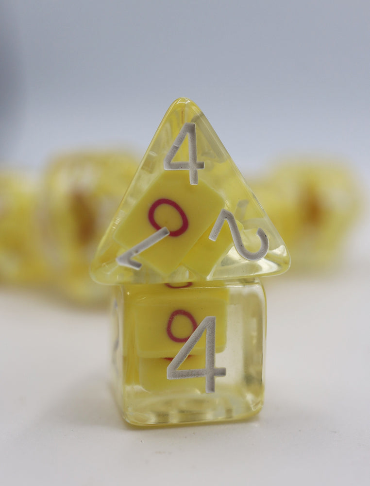 Pride Flag RPG Dice - Intersex Flag