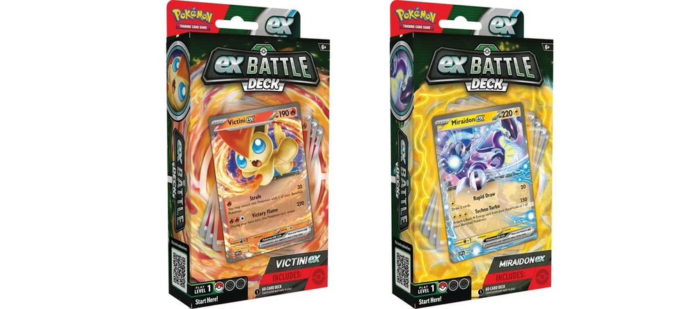 Pokemon TCG: Ex Battle Deck Victini ex or Miraidon ex