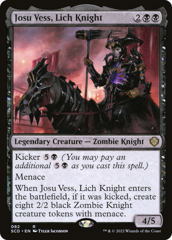 Josu Vess, Lich Knight [Starter Commander Decks]