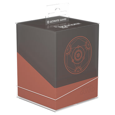 Deck Case: Boulder 100+ Standard Size Druidic Secrets- Impetus (Dark Orange)