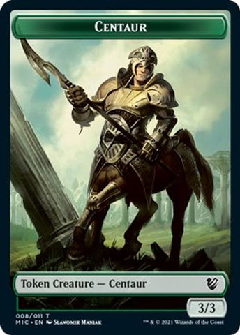 Centaur // Wolf Double-sided Token [Innistrad: Midnight Hunt Commander]