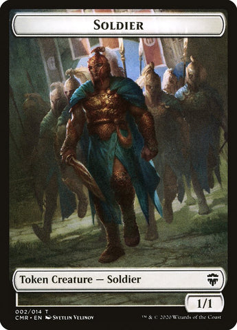 Dragon // Soldier Token [Commander Legends Tokens]