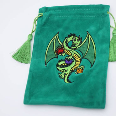 Dice Bag - Green Dragon