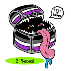 Enamel Mimic 2-Piece Pride Pins