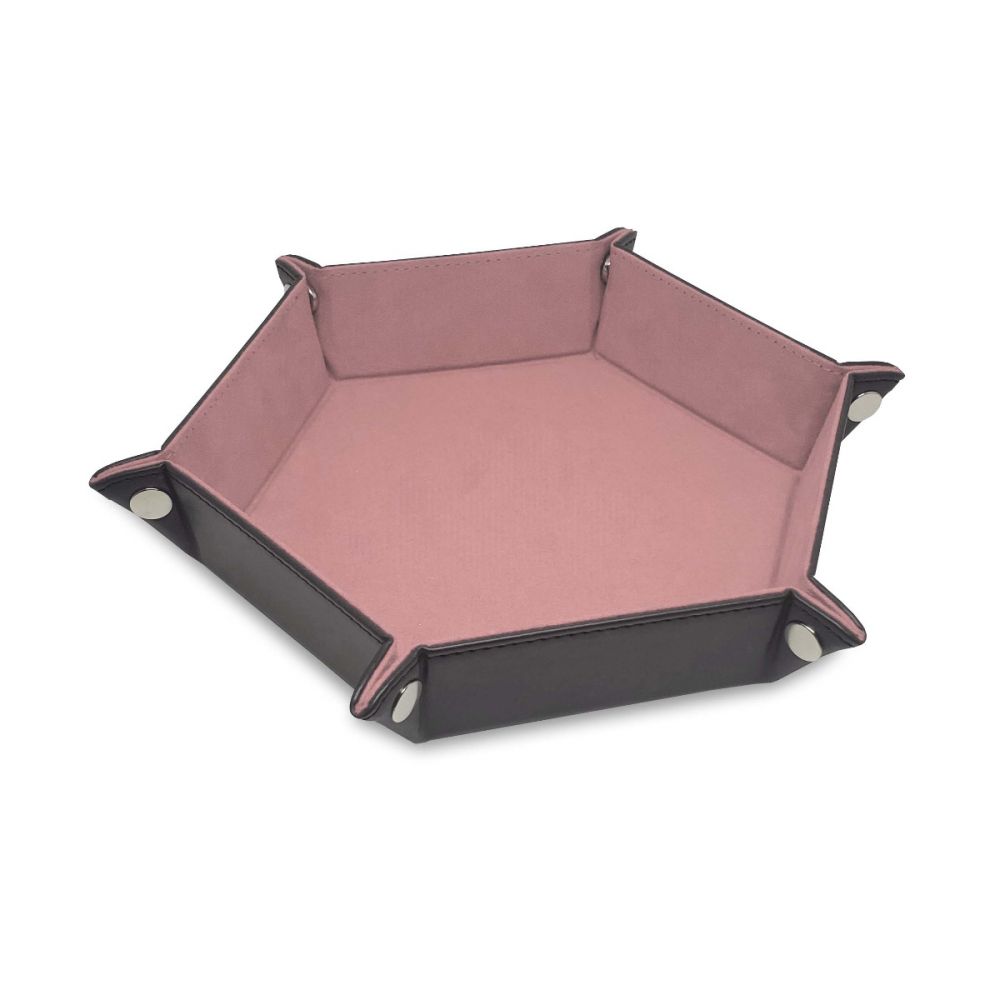 Hexagon Dice Tray- Pink