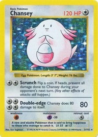 Chansey (3) [Base Set (Shadowless)]