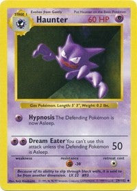 Haunter (29) [Base Set (Shadowless)]