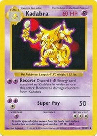Kadabra (32) [Base Set (Shadowless)]