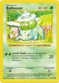 Bulbasaur (44) [Base Set (Shadowless)]