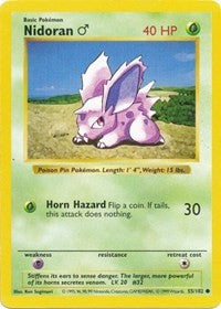 Nidoran M (55) [Base Set (Shadowless)]
