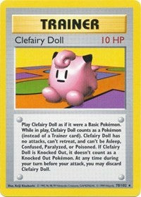 Clefairy Doll (70) [Base Set (Shadowless)]