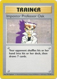 Impostor Professor Oak (73) [Base Set (Shadowless)]