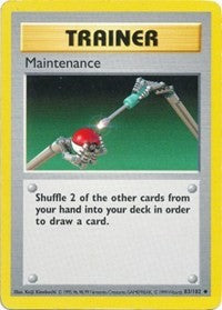 Maintenance (83) [Base Set (Shadowless)]