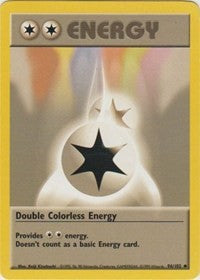 Double Colorless Energy (96) [Base Set (Shadowless)]