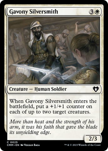 Gavony Silversmith [Commander Masters]