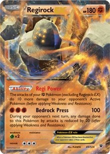 Regirock EX (43) [XY - Fates Collide]