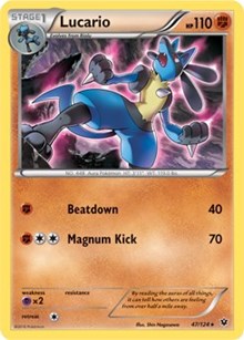 Lucario (47) (47) [XY - Fates Collide]