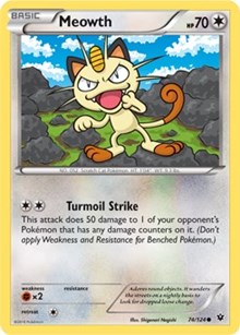 Meowth (74) [XY - Fates Collide]