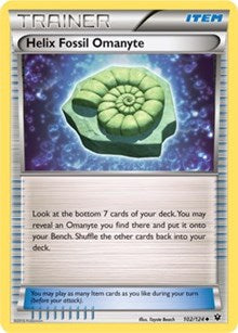 Helix Fossil Omanyte (102) [XY - Fates Collide]