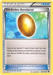 Old Amber Aerodactyl (106) [XY - Fates Collide]