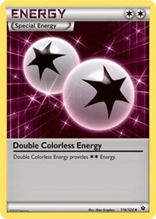 Double Colorless Energy (114) [XY - Fates Collide]