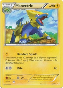 Manectric (22) (22) [XY Trainer Kit: Pikachu Libre & Suicune]