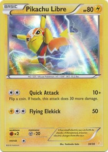 Pikachu Libre (30 - Holo) (30) [XY Trainer Kit: Pikachu Libre & Suicune]