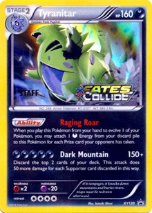 Tyranitar (Staff Prerelease) (XY130) [XY Promos]